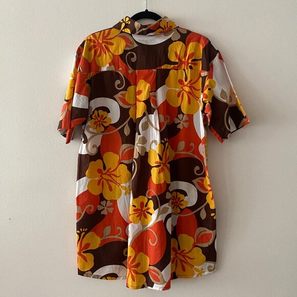 Faithfull the Brand Tropicana Shirt Dress in Ulani Floral Print, Size 6 - Picture 2 of 8